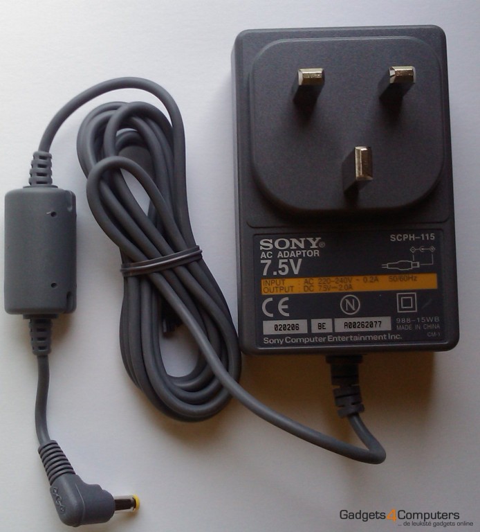 AC Adapter (UK) + verloop