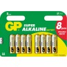 GP Super Alkaline 8x (AA) Batterijen 1.5V