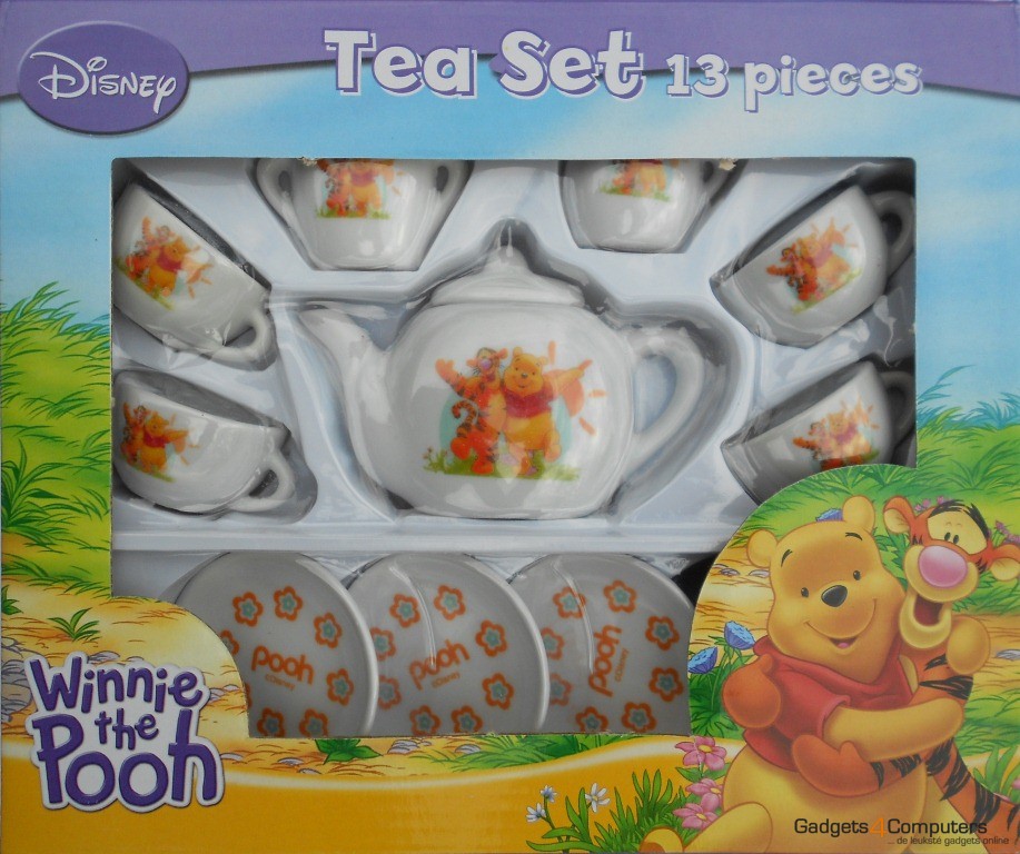 Winnie The Pooh 13 Delig Porselein Theeset