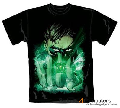 T-shirt - Green Lantern Close Up - Zwart (L)