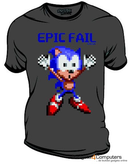 T-Shirt Sonic - Epic Fail (XXL)