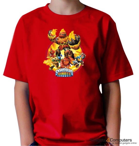 T-shirt - Skylanders Giants - Rood - 5/6