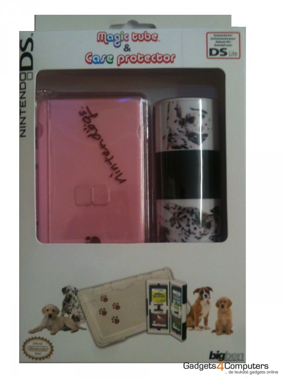 Case Protector + Magic Tube Nintendogs roze