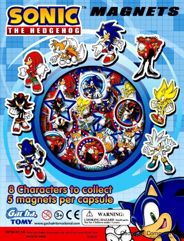 Sonic the Hedgehog  - Magnets - Gachaball