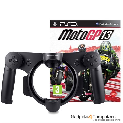 MotoGP 13 + Move Racing Wheel - Bundle