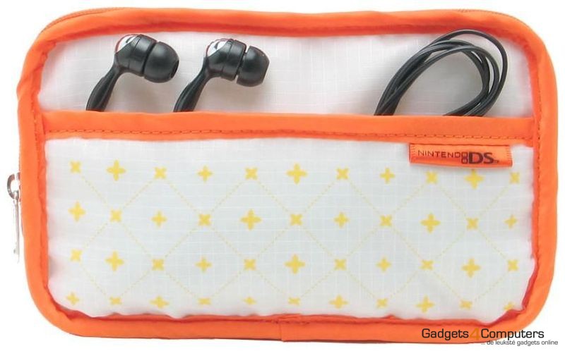 Cosmetic Style Pouch - Wit/Oranje