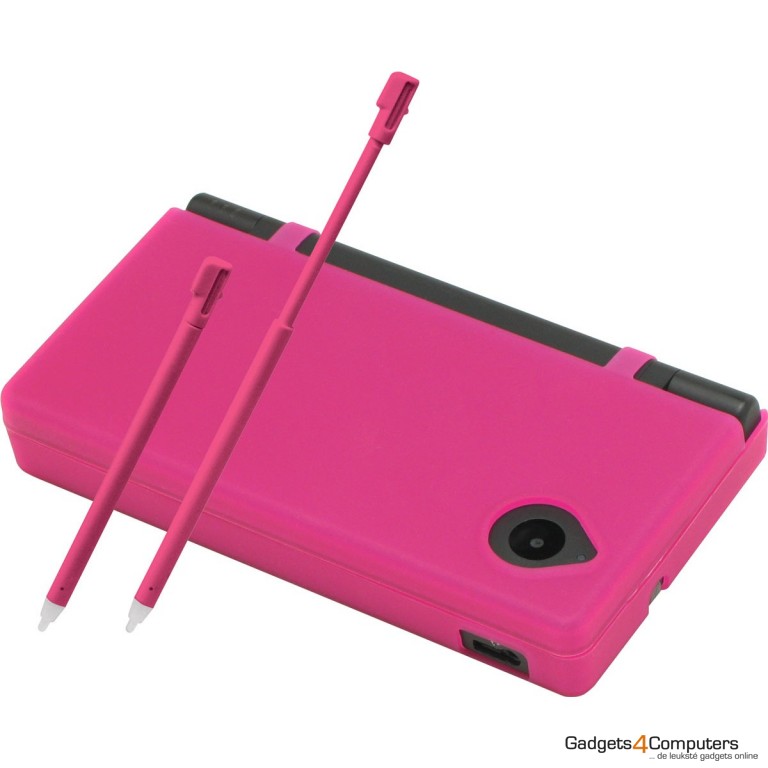 Nintendo DSi Silicone Beschermer + Verstelbare Stylus Pink